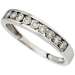 9ct White Gold Eternity Ring