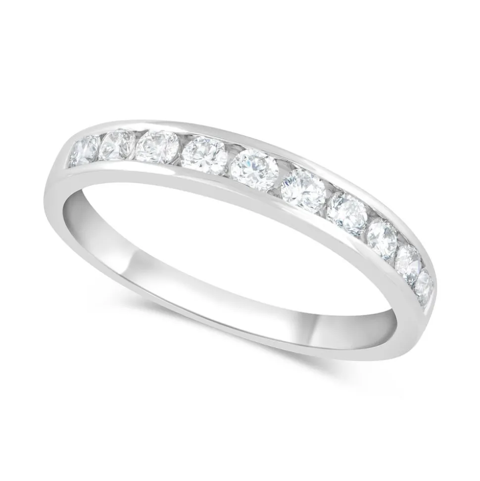 18ct White Gold Eternity Ring