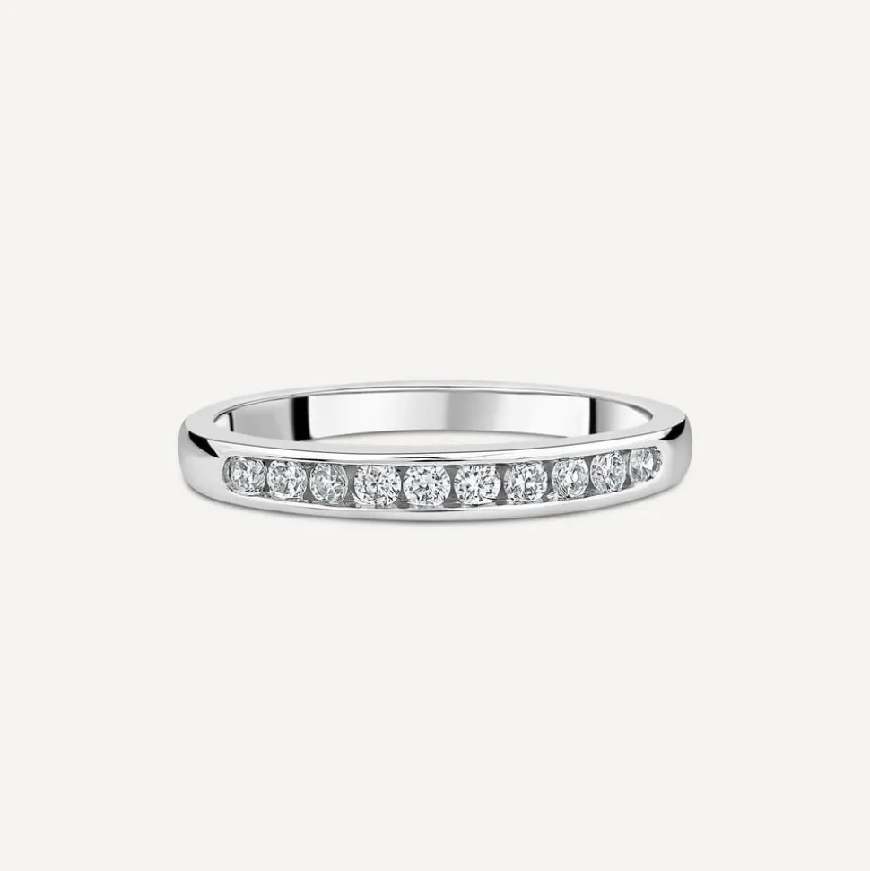 18ct White Gold Eternity Ring