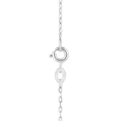 9ct White Gold Four Claw Diamond 0.25ct Pendant