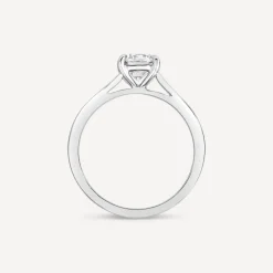 18ct White Gold Lab Grown 1ct Round Brilliant Diamond Engagement Ring