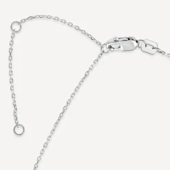 9ct White Gold Lab Grown 0.50ct Diamond Round Brilliant Pendant