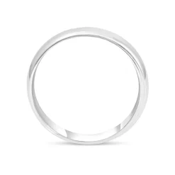 9ct White Gold 4mm Gents Wedding Ring