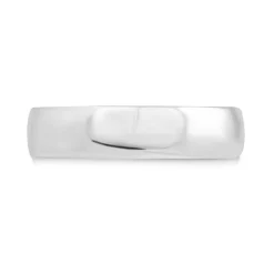 9ct White Gold 5mm Men's Wedding Ring