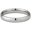 9ct White Gold 3mm Wedding Ring