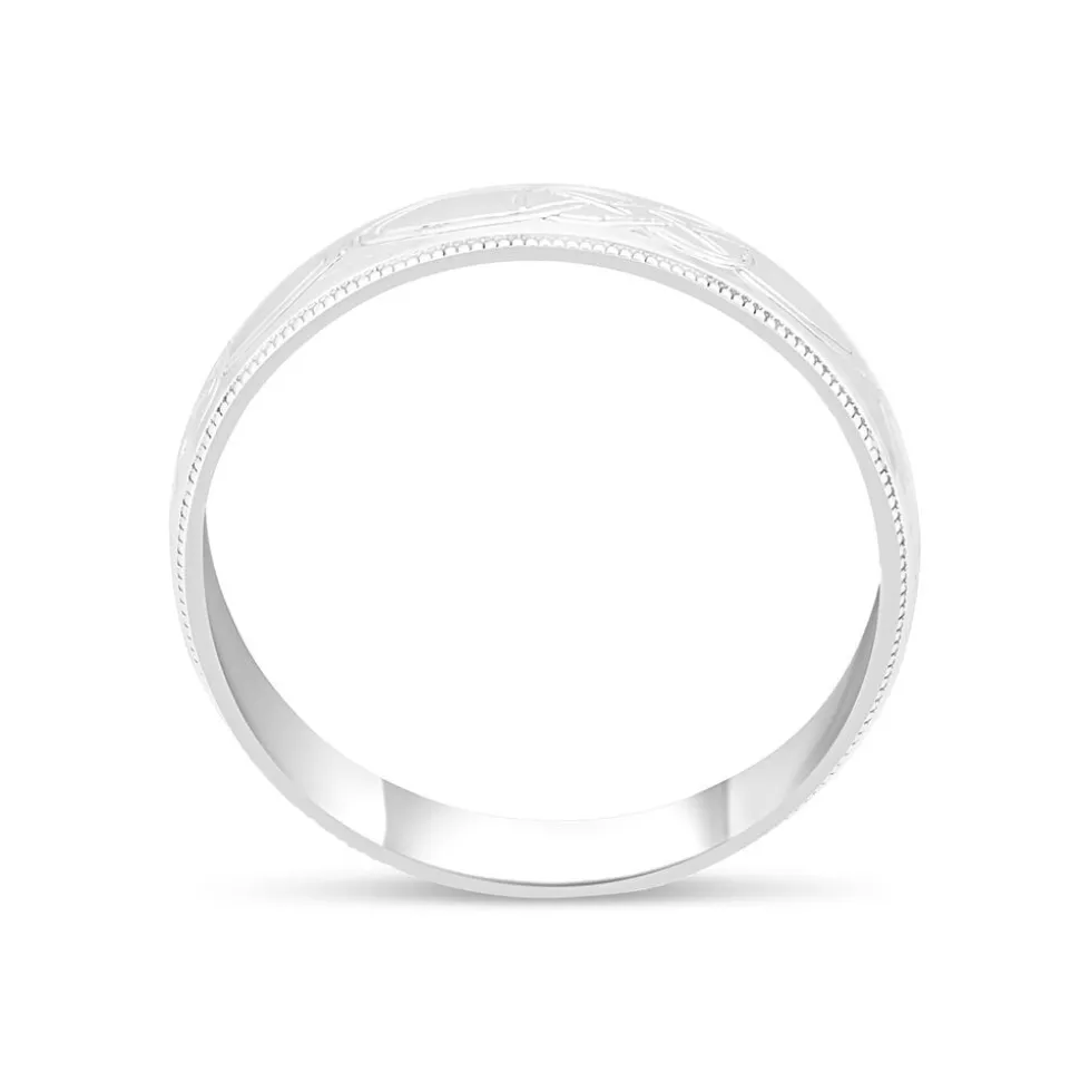 9ct White Gold 5mm Wedding Ring