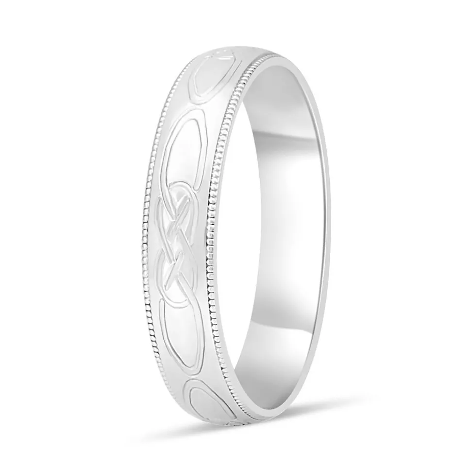 9ct White Gold 5mm Wedding Ring