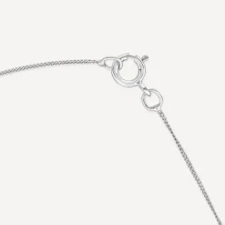 9ct White Gold Pear Ruby & Diamond Top Pendant