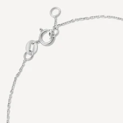 9ct White Gold Polished & Cubic Zirconia Stars Bracelet