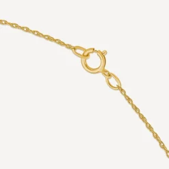 9ct Yellow Gold 0.04 Carat Diamond Set Heart Pendant