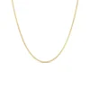 9ct Yellow Gold 20 inch Flat Curbed Chain Necklet