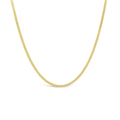 9ct Yellow Gold 18' Light Venetian Link Chain Necklace