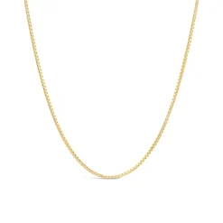 9ct Yellow Gold 20' Light Venetian Link Chain Necklace