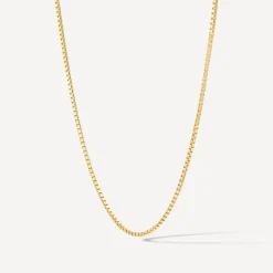 9ct Yellow Gold 20' Light Venetian Link Chain Necklace