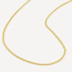 9ct Yellow Gold 18' Light Venetian Link Chain Necklace