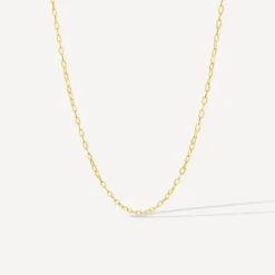 9ct Yellow Gold 18' Rolo Chain Necklet