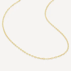 9ct Yellow Gold 18' Rolo Chain Necklet