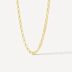9ct Yellow Gold 20' Small Belcher Link Chain Necklet