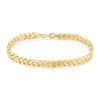 9ct Yellow Gold Braided Link Bracelet