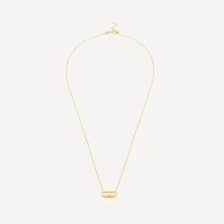 9ct Yellow Gold Carabiner Pendant