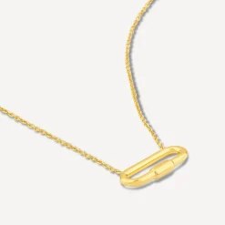 9ct Yellow Gold Carabiner Pendant