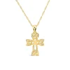 9ct Yellow Gold Celtic Knot Cross Pendant