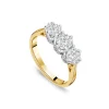 18ct Yellow Gold 1.25ct 3 Stone Diamond Ring
