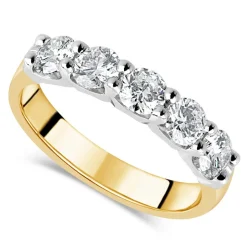 18ct Yellow Gold 1.00ct Diamond Eternity Ring