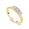 18ct Yellow Gold 0.75ct Three Stones Diamond Ring