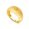 9ct Yellow Gold Diamond Cut Domed Band Ring