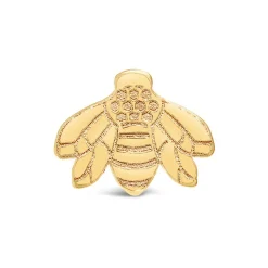9ct Yellow Gold Gold Bee Single Stud Earring