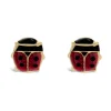 9ct Yellow Gold Ladybird Kids Stud Earrings