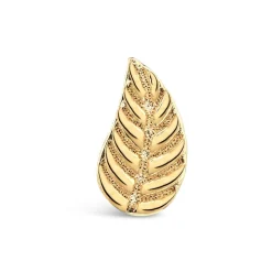 9ct Yellow Gold Leaf Single Stud Earring