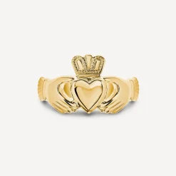 9ct Yellow Gold Maids Claddagh Ring