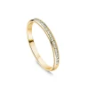 18ct Yellow Gold 2mm 0.10ct Diamond Channel Set Wedding Ring