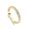 9ct Yellow Gold 2.5mm 0.45ct Princess Cut Diamond Wedding Ring