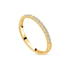 9ct Yellow Gold 1.70mm Split Claw 0.20 Diamond Wedding Ring