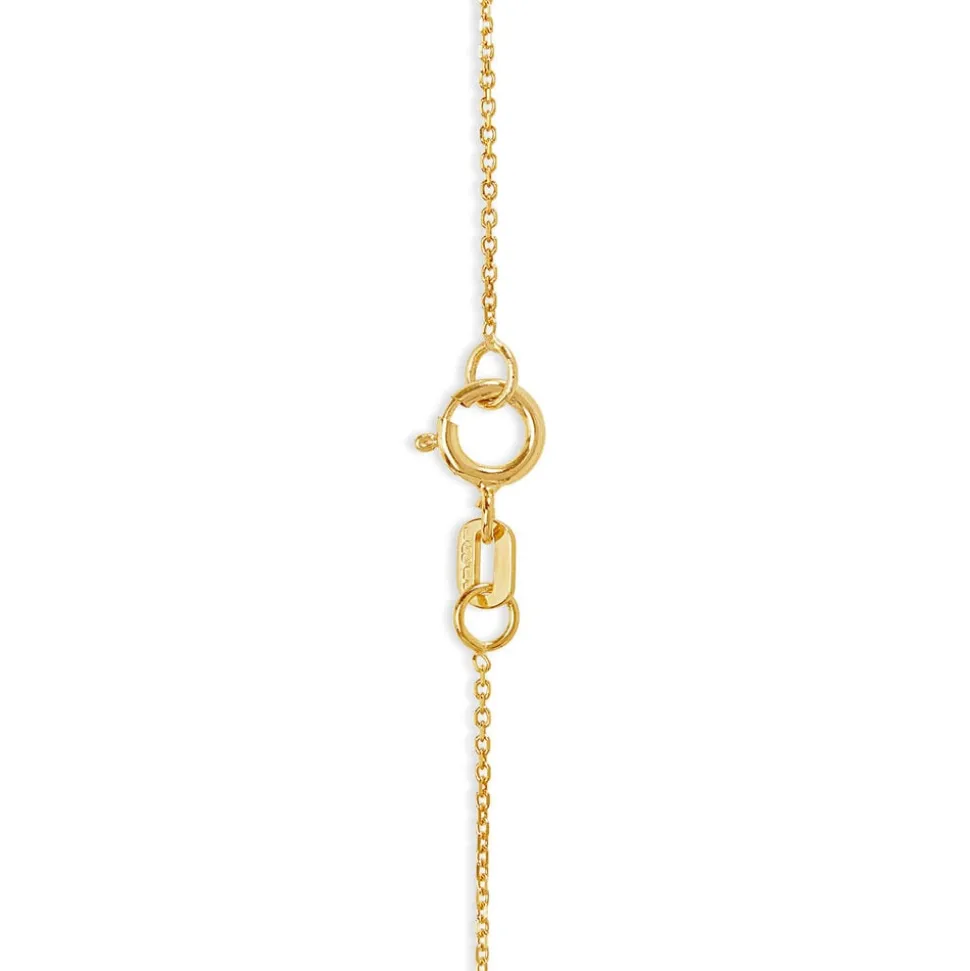 9ct Yellow Gold Moon & Stars Chain Necklet