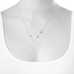 9ct Yellow Gold Moon & Stars Chain Necklet