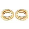 9ct Yellow Gold Open Knot Stud Earrings
