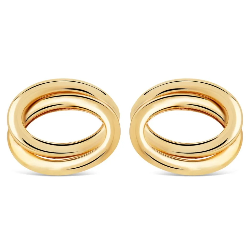 9ct Yellow Gold Open Knot Stud Earrings