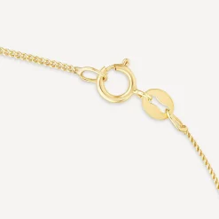9ct Yellow Gold Oval Citrine Pendant