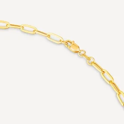 9ct Yellow Gold Paperlink Diamond Cut 20 inch Chain Necklet