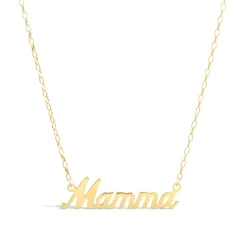 9ct Yellow Gold Personalised Name Necklace (up to 6 letters) (Special Order: 3-5 weeks)