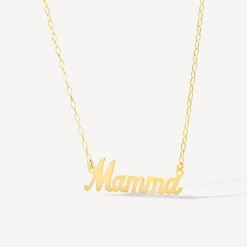 9ct Yellow Gold Personalised Name Necklace (up to 6 letters) (Special Order: 3-5 weeks)