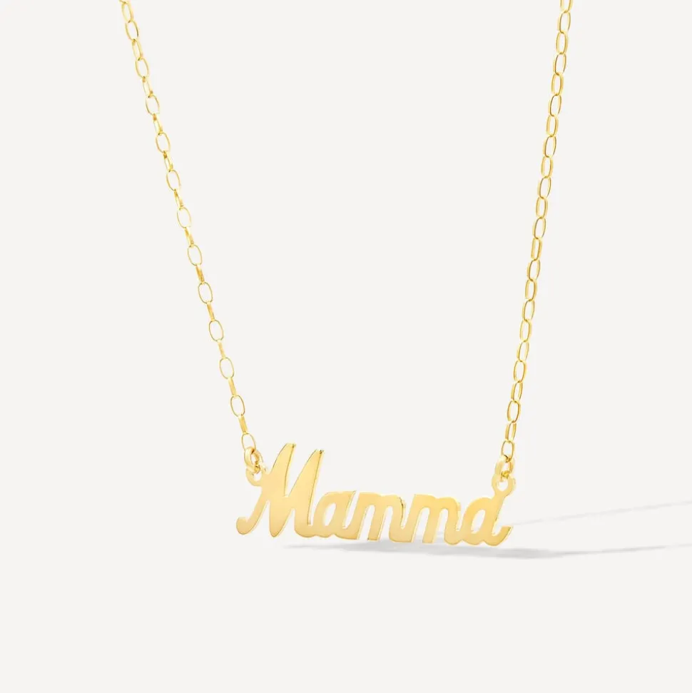 9ct Yellow Gold Personalised Name Necklace (up to 6 letters) (Special Order: 3-5 weeks)