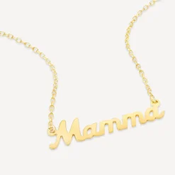 9ct Yellow Gold Personalised Name Necklace (up to 6 letters) (Special Order: 3-5 weeks)