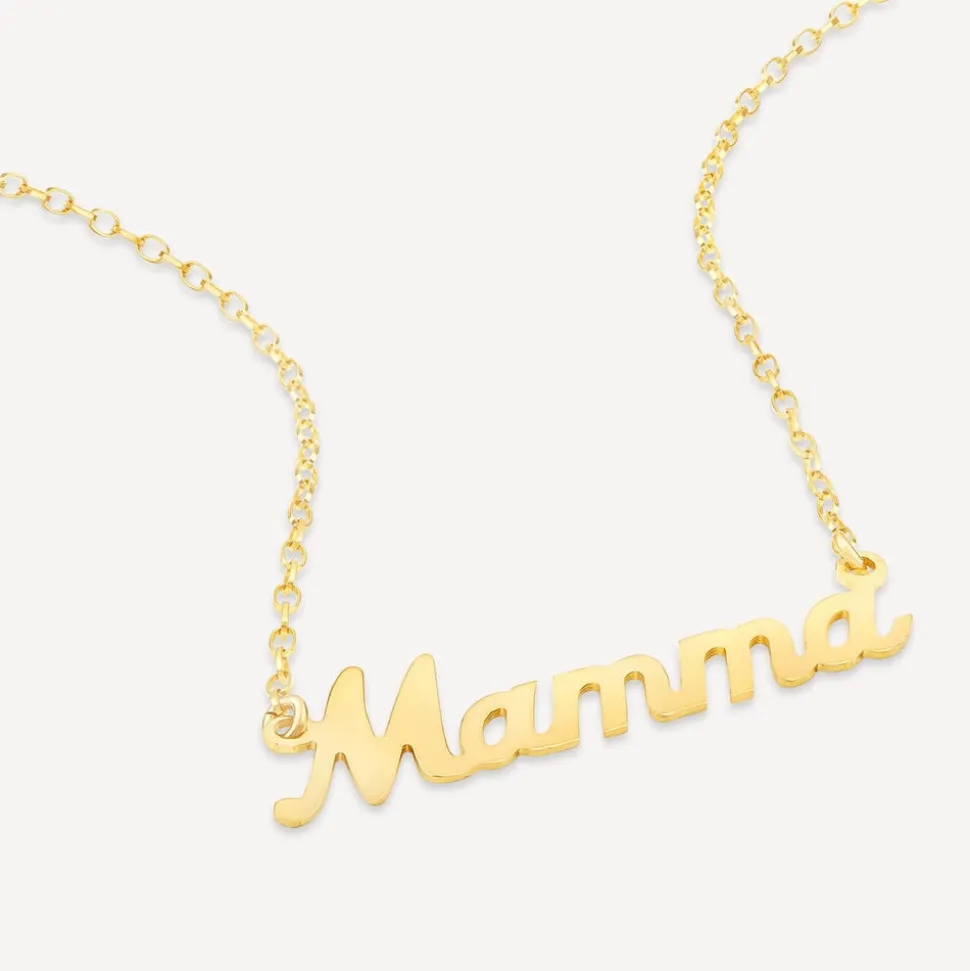 9ct Yellow Gold Personalised Name Necklace (up to 6 letters) (Special Order: 3-5 weeks)