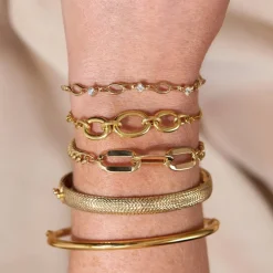9ct Yellow Gold Plain Bangle