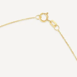 9ct Yellow Gold Polished Open Oval & Bar Chain Necklet